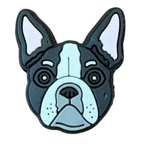 Boston Terrier Croc Charm